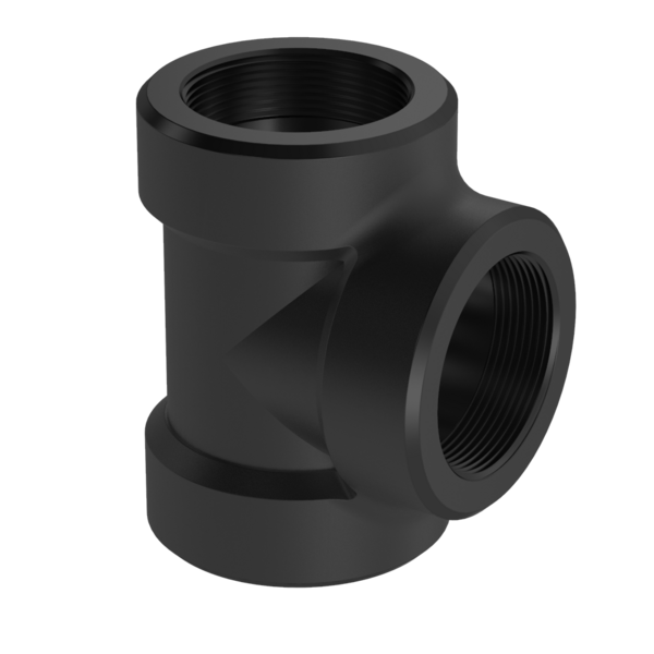 PF3T-TEE-FCSA 1" 3M CARBON STEEL THRD TEE A/SA 105 NORM APPROVED